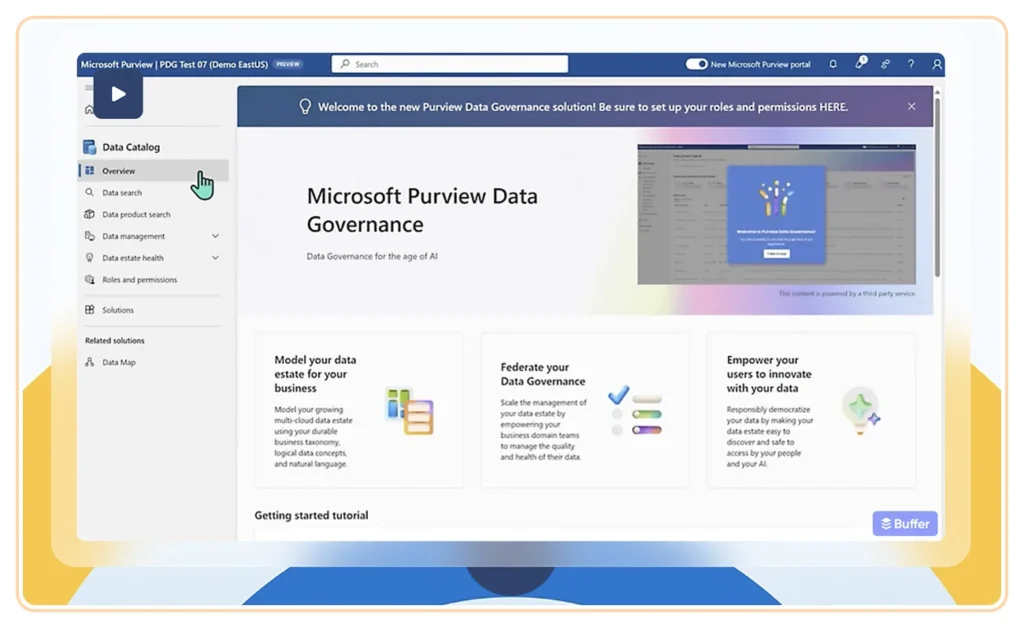 Microsoft Purview Data Catalog Tool overview