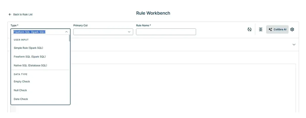 step 2 building custom quality check in collibra