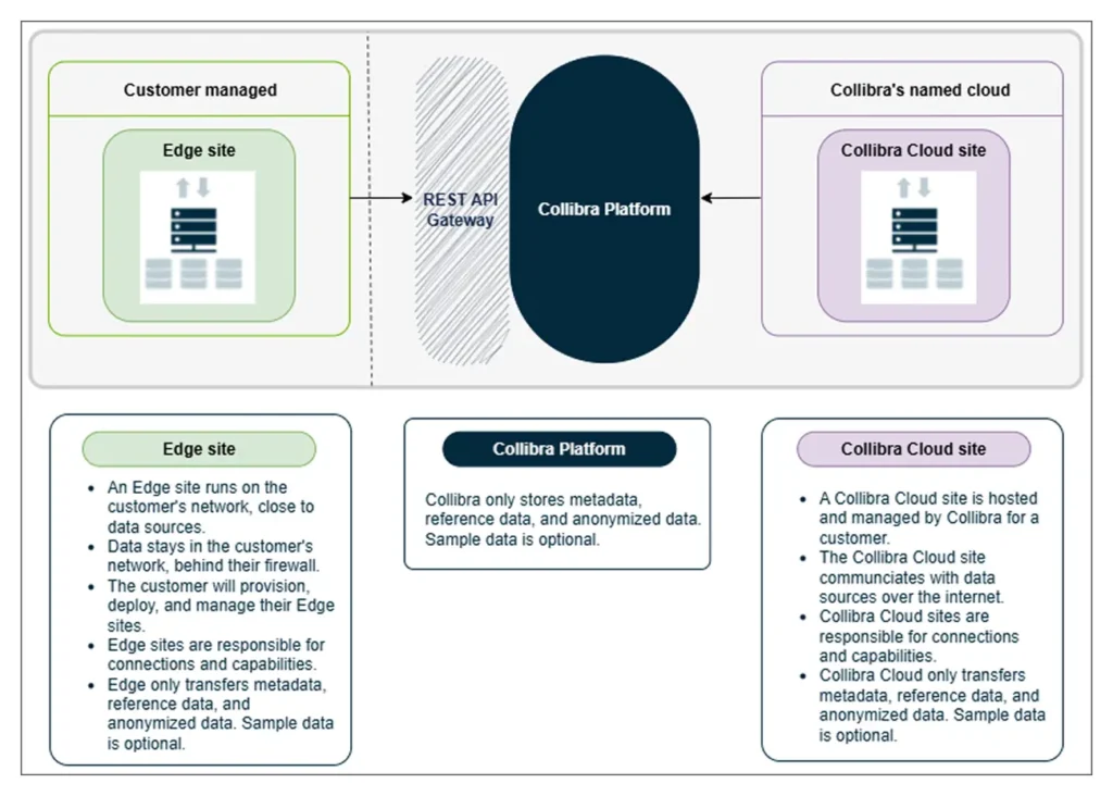 How Collibra Edge works. Source: Collibra documentation